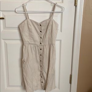 Button up dress